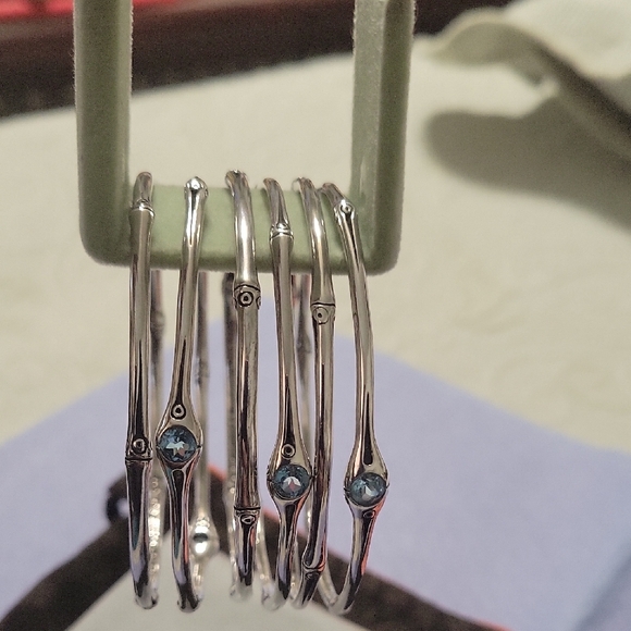 John Hardy Set Of (6) Bamboo Bangles - Picture 3 of 16